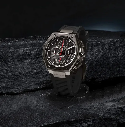 Vista 5 de Blv Precisionist - Reloj de cuarzo para hombre, Negro -, Cronógrafo, movimiento de cuarzo