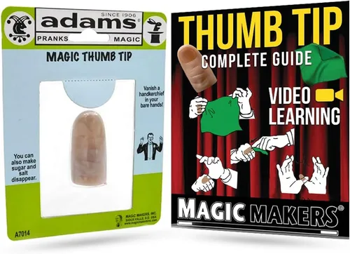 Vista 3 de Adams Pranks and Magic - Punta mágica para pulgar, juguete clásico de trucos de magia