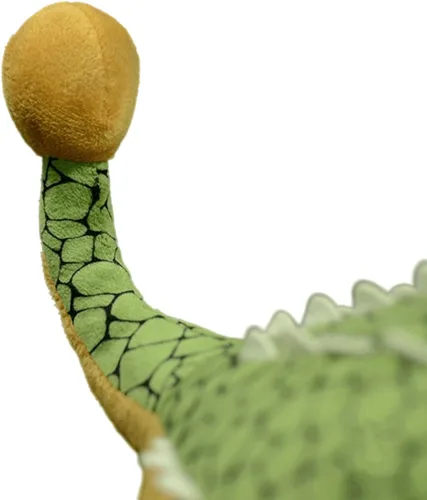 Vista 3 de FRANKIEZHOU Ankylosaurus - Animal de peluche verde de 14 pulgadas, juguete de peluche de dinosaurio, regalos para niños, decoración del hogar