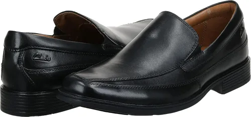 Vista 7 de Clarks Tilden - Mocasines sin cordones para hombre Negro