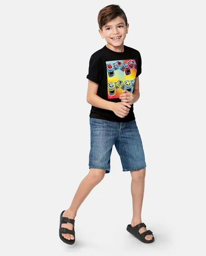 Vista 4 de The Children's Place Baby Boys and Toddler Everyday Double Buckle Slide Sandals with Backstrap