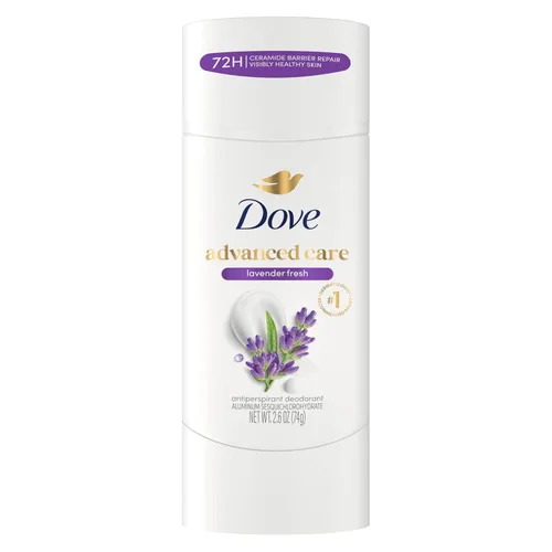 Vista 26 de Dove Advanced Care Anti Deo Stick Cool Essentials Pack de 12 para ayudar a la reparación de la barrera cutánea después del afeitado, control