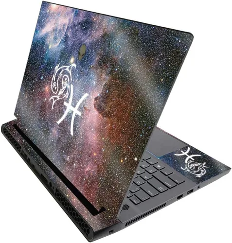 Vista 409 de MightySkins - Skin brillante con purpurina para Alienware M17 R3 (2020) y M17 R4 (2021) - Diversión de los años 90 Acabado duradero con purpurina