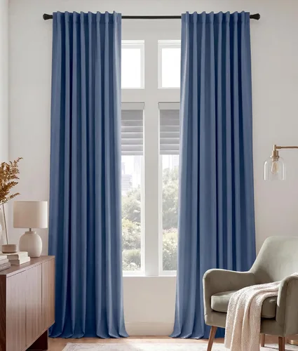Vista 75 de PONY DANCE Cortinas cortas con aislamiento térmico para ventana pequeña, para guardería, baño, cocina, lavandería, caravana, sótano, 29 pulgadas