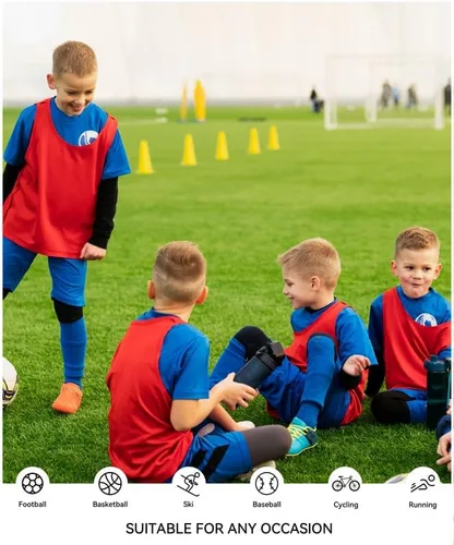 Vista 6 de G Gradual Camiseta térmica de compresión para niños y jóvenes, camiseta interior de forro polar de manga larga para niños, para fútbol, béisbol