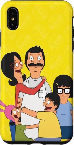 Vista 11 de Funda para iPhone 12 Pro Max Bob Burgers Bob Linda Gene Tina Louise Family Hug