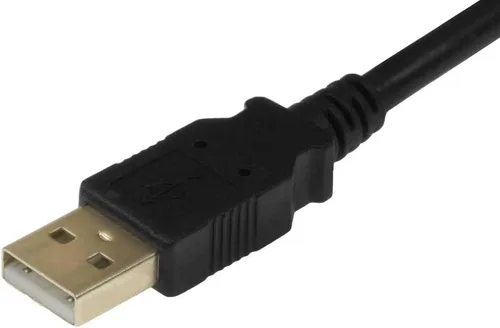 Vista 6 de SF Cable, Cable USB 2.0 A macho a B macho de 20 pies con color negro de ferrita