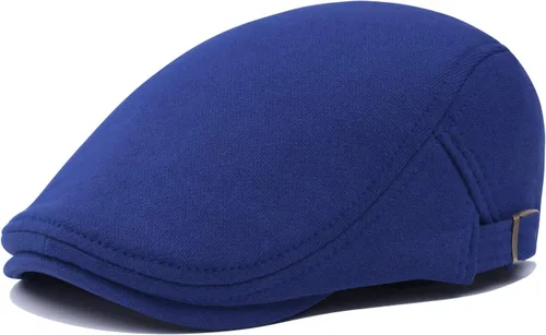 Vista 19 de VOBOOM Hombres Newsboy Cap Algodón Flat Ivy Gatsby Driving Hat
