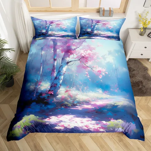 Vista 18 de Funda de edredón del espacio exterior, juego de ropa de cama bohemio para niños, funda de edredón de constelación de planeta para decoración de Negro