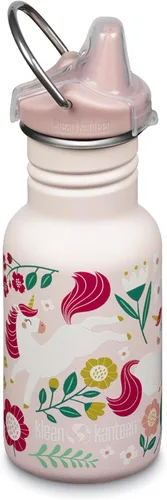 Vista 5 de Klean Kanteen Botella para sorber clásica para niños de 12 oz - Zorros