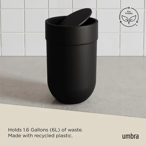 Vista 6 de Umbra Touch: papelera para baño, moldeado