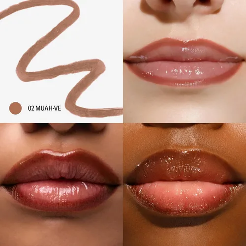 Vista 3 de Sacheu Delineador de Labios STAY-N Tinte Labial Despegable — Tinte Labial Resistente al Agua de Larga Duración con Ácido Hialurónico y Vitamina E