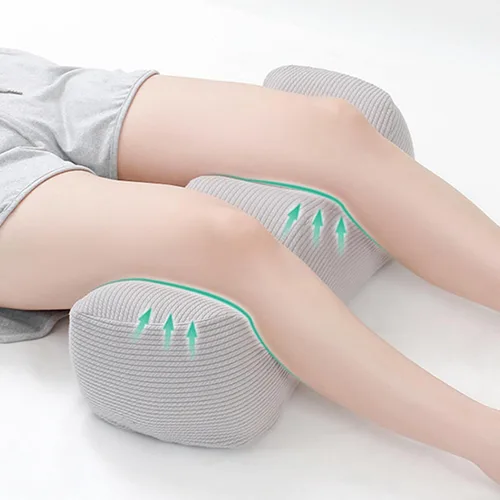Vista 6 de Almohada para debajo de las piernas – Cojín de contorno, bloque de apoyo Cuña ortopédica de espuma viscoelástica, almohada de elevación ajustable