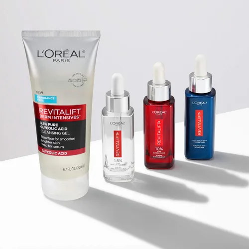 Vista 7 de L'Oreal Paris Revitalift - Gel limpiador iluminador con ácido glicólico puro al 3,5% con ácido salicílico, 6,7 onzas líquidas