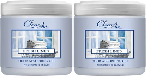 Vista 10 de Clear Air Gel absorbente de olores – Ambientador – Absorbe y elimina olores en baños, coches, barcos, caravanas y áreas de mascotas, hecho