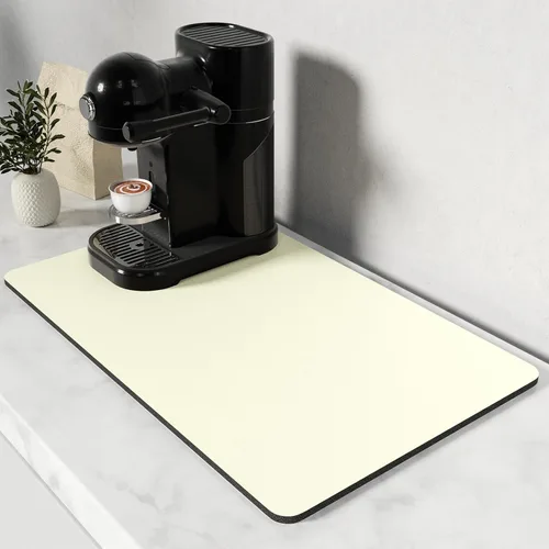 Vista 17 de Rnivvi Tapete de secado de platos para encimera de cocina, 16 x 18 pulgadas, bonita almohadilla de secado absorbente resistente al calor con goma
