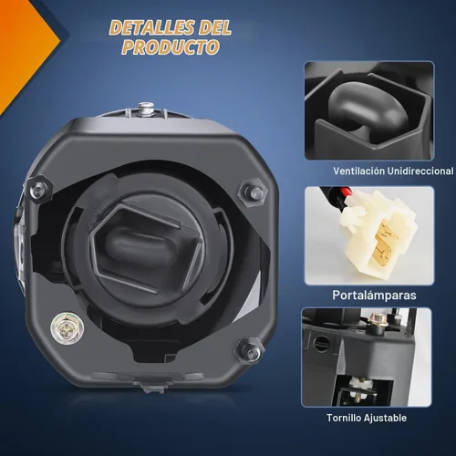 Vista 5 de Conjunto de luces antiniebla Nilight Compatible con Nissan Maxima 2000 2001 Sentra 2002 2003 y Frontier 2004 Xterra Lámparas de lente ámbar