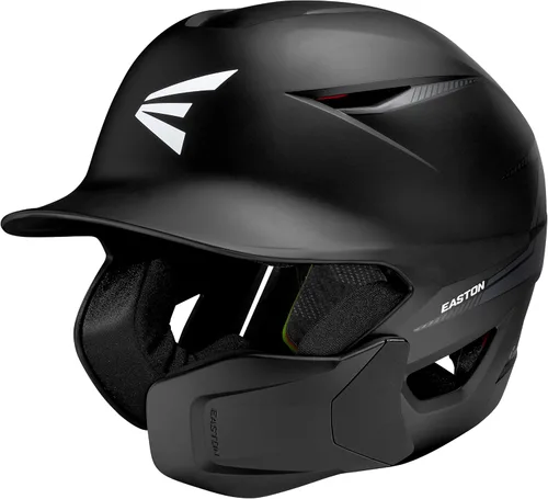 Vista 5 de Easton Protector de mandíbula ajustable para casco de bateo Compatible con modelos Pro Max/Pro X / Z5 / Game Time/Alpha Mate Múltiples Negro