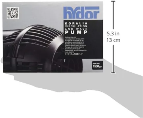 Vista 2 de Bomba de circulación para acuario Hydor Koralia Evolution.