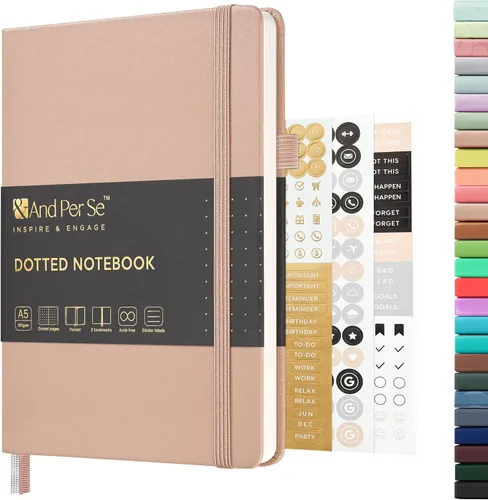 Vista 88 de ⩓ Per Se Cuaderno de Diario con Líneas (3 Paquetes), 160 Páginas Papel Grueso 100GSM, A5 Tapa Dura Cuadernos con Rayas Universitarias para Escribir