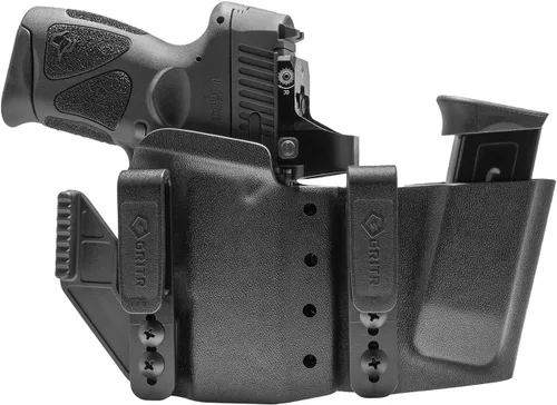 Vista 8 de GRITR IWB Appendix Carry Kydex Right/Left Hand Gun Holster Compatible with Taurus G2c/G2s/G3c/G3x w/Magazine Holder, Optic Cut, Open Bottom