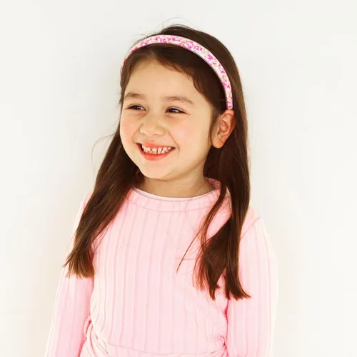 Vista 2 de FROG SAC 4 diademas para niñas – Diadema con purpurina para niños, bandas finas para la cabeza de niña pequeña, accesorios para el cabello de niños