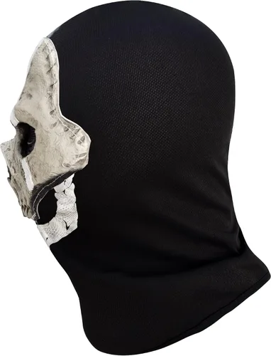Vista 4 de Máscara facial completa unisex de calavera fantasma, cosplay, Halloween, MW2, máscara facial de fantasma aterrador, pasamontañas