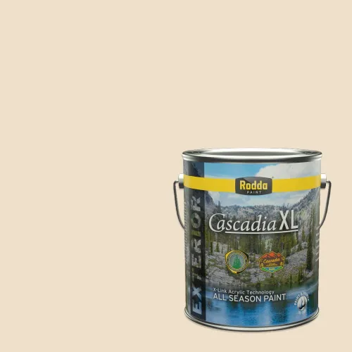 Vista 107 de Rodda Paint CASCADIA XL - Pintura satinada e imprimación para exteriores en uno, cuarto de galón, pastel en polvo