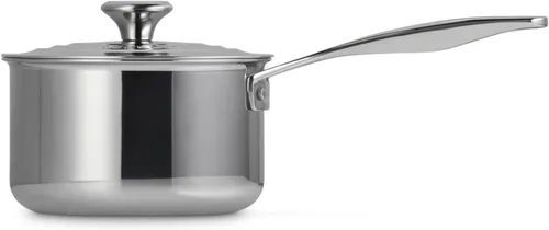 Vista 3 de Le Creuset Cacerola de acero inoxidable de tres capas de 2 cuartos de galón