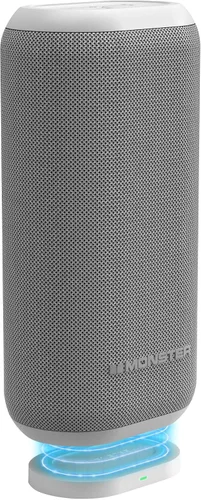 Vista 11 de Monster DNA Max - Altavoz Bluetooth portátil, altavoz portátil con sonido de 360 graves y almohadilla de carga inalámbrica certificada Qi de 10 W