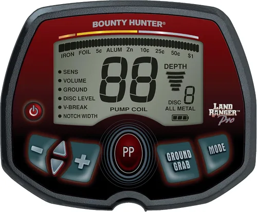 Vista 2 de Bounty Hunter Land Ranger Pro detector de metales