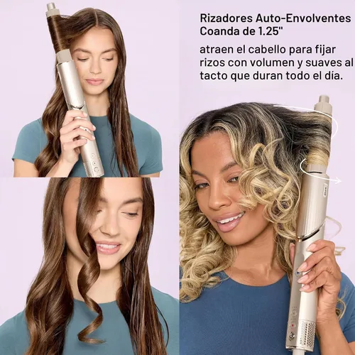 Vista 7 de Shark FlexStyle, Air Multi-Styler y sistema de secado, rizadores Coanda