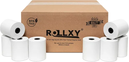 Vista 11 de Rollos de Papel Térmico de Recibo POS (2-1/4" x 85' Térmico)