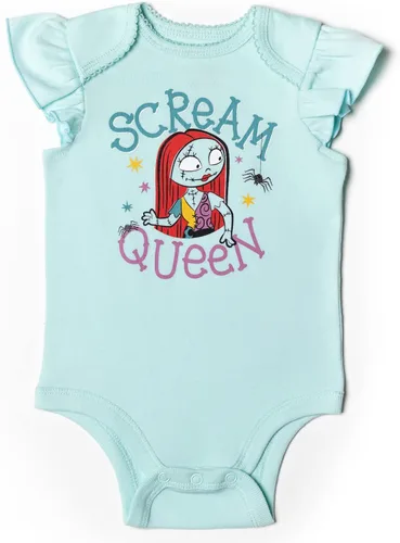 Vista 2 de Disney Nightmare Before Christmas Zero Sally Jack Skellington - Conjunto de traje de 3 piezas para niñas y bebés