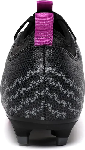 Vista 4 de Zapatos de fútbol de césped para hombre y mujer, zapatos de fútbol para interiores, zapatos de tutsal, unisex, de tobillo alto, FG TF, botas