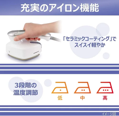 Vista 11 de HITACHI IRON CSI-RX 2 Vaporizador blanco V100 Japón Importación