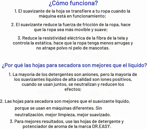 Vista 7 de DR.EASY - Hojas de secado a base de plantas, fórmula de 252 unidades, azul océano, hojas suavizantes para lavandería, sin perfume, sin colorantes