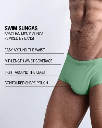 Vista 3 de Bang Men's Swimwear - Swim Sunga - Sexy Fit Brazilian Men's Sunga Swimsuit