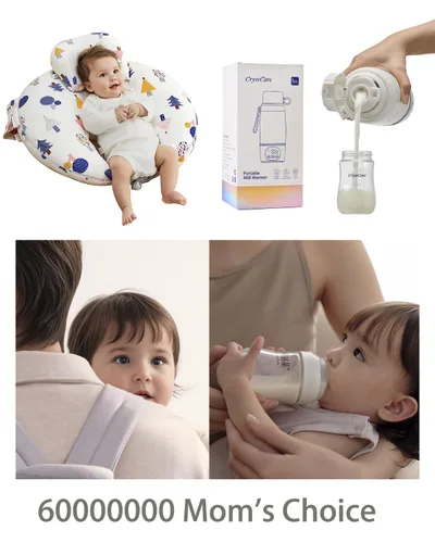 Vista 7 de Calentador de leche portátil para viajes, modos de calefacción para leche materna y agua, calentador de botellas portátil con calentamiento rápido