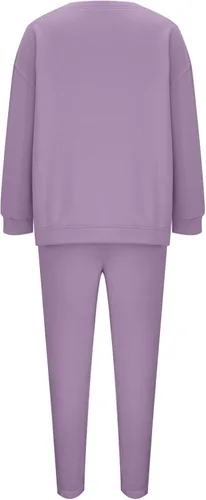 Vista 4 de Conjunto deportivo de 2 piezas para mujer 2023, conjunto de descanso grueso, informal, acogedor, conjunto de pijama sin botones