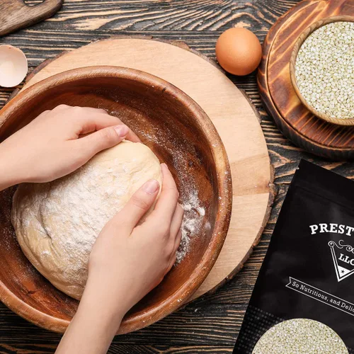 Vista 4 de Presto Sales LLC - Semillas de sésamo, sin cáscara, blanqueadas, deliciosas, sabrosas, sabrosas, deliciosas, sabor a nuez, súper útiles, de alta