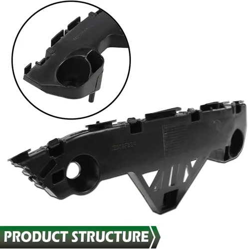 Vista 6 de GRAND ORANGE Juego de retenedores de parachoques compatible con Mazda 3 y 3 Sport 2010-2013 Kit de soporte de parachoques delantero de 2 piezas