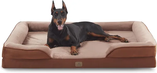 Vista 12 de Bedfolks - Cama ortopédica extra pequeña para perros, cama de sofá impermeable para perros pequeños y gatos, sofá de espuma en forma de huevo