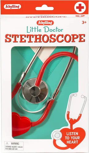 Vista 2 de Schylling Little Doctor Estetoscopio Rojo