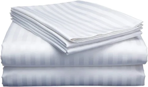Vista 7 de laxlinen Super Suave Calidad 4 Pcs Hoja de cama Set (+ 30 inch) bolsillo extra profundo