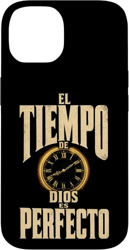 Vista 4 de Fe Cristiana El Tiempo De Dios ES Perfecto Vintage Clock Case for iPhone Air