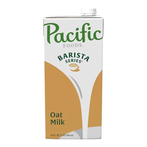 Vista 10 de Pacific Foods Leche de almendras original de la serie Barista, leche a base de plantas, caja de 32 onzas