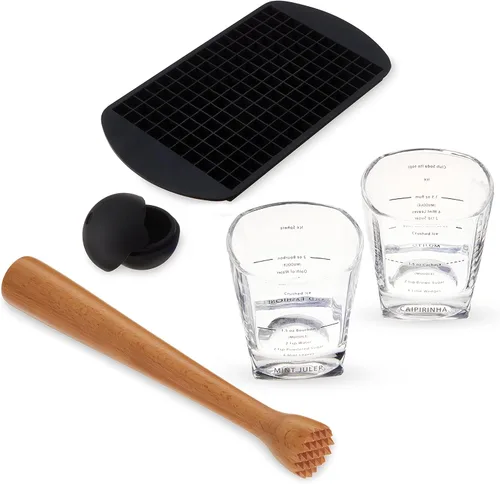 Vista 10 de True Bash Muddler para cócteles, frutas, especias, hierbas, muddler de bar para mojitos, Mint Juleps, Old Fashioneds, accesorios de cocina y bar