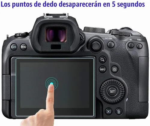 Vista 4 de Protector de pantalla para cámara réflex digital Canon EOS M50 M100 Mark ii (para accesorios) con cubierta de zapata caliente, película de vidrio