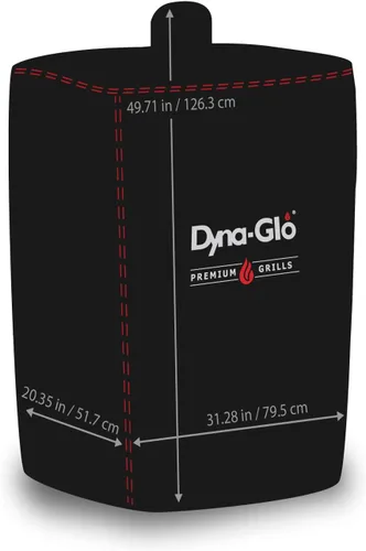 Vista 2 de Dyna-Glo DG1235GSC Premium - Cubierta vertical para ahumador de cuerpo ancho
